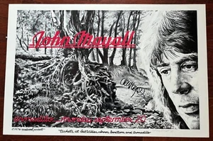 1976 Micael Priest John Mayall Dual Signed Armadillo World Headquarters Poster - Imagen 1 de 2