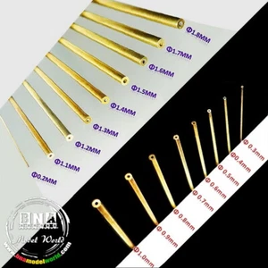 Brass Pipe (Diameter: 1.8mm, Length: 20cm, 5pcs) - Picture 1 of 1