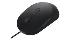 Dell MS3220-BLK USB Laser Mouse 3200dpi 5 Buttons Tilt Scroll Wheel BLACK - Picture 1 of 5