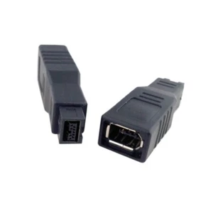 FireWire 400/800 6-Pin Female to 9-Pin Male IEEE1394A 1394B Converter Adapter - Afbeelding 1 van 5