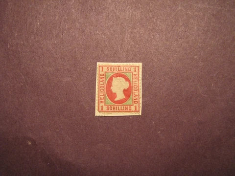 Heligoland Stamp Scott# 6  Queen Victoria !869-71 Mint on paper CV 175.00 L54 Cover