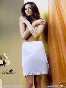 SOTTOGONNA SOTTOVESTE DONNA ANDRA BASICLINE BIANCO NERO TAGLIE DA 3 A 7 -682 - Picture 1 of 1