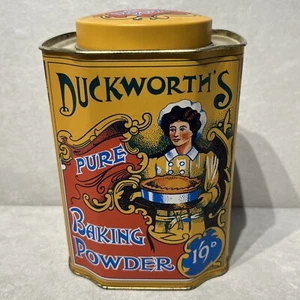 Duckworth's Pure Baking Powder 7" Tin Vintage Replica Kitchen Collectible✅ - Picture 1 of 6