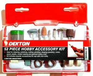 52 PIECE HOBBY ACCESORY KIT DIY CLEANING POLISH GRINDING JEWELLERY FOR DRILL - Picture 1 of 2