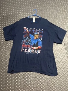 Boston Red Sox Shirt Men XL Steve Pearce MLB Baseball 2018 Worlds Series MVP - Picture 1 of 4