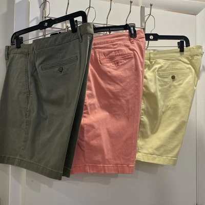 3 Pantalones Cortos de Golf TOMMY BAHAMA PARA Hombres 40 w 8 pulgadas Coral, Amarillo y Verde. Listo 4 U😁 Foto 1 de 4