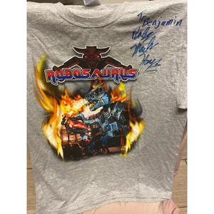 Camisa Monster Truck Robosaurus firmada vintage talla L  - Imagen 1 de 3