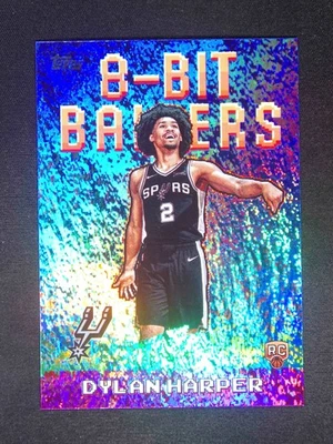 2025-26 Topps Flagship Dylan Harper RC Rookie 8-Bit Ballers -c - Image 1 of 3