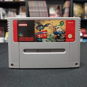 Earthworm Jim 2 Pal EUR Super Nintendo SNES Single Cartridge - Bild 1 von 2
