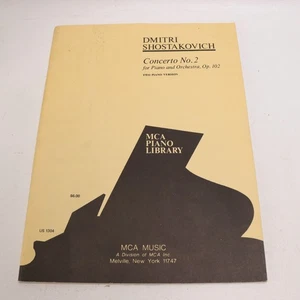 Shostakovich Concerto No 2 for Two Pianos Orchestra Score 1964 MCA - Picture 1 of 4