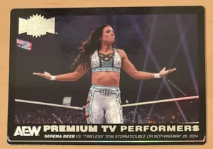 2025 UD AEW Skybox Metal Universe Serena Deeb Premium TV Performers #PTP-17 - Picture 1 of 2