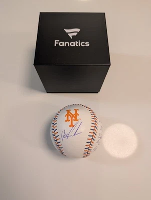 RARE Dwight Doc Gooden Autographed Mets laced Baseball Inscribed CY Young /10  - Image 1 of 4