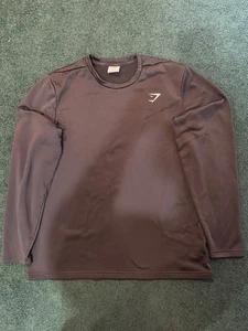 Sudadera Gymshark Para Hombres XL Negra Cuello Redondo Pullover Atlético Logo Mezcla de Algodón - Imagen 1 de 4