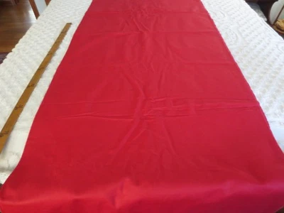 4841 MED-PESADO WT DECORACIÓN DEL HOGAR ROJO mezcla algodón/algodón tela de franela-62"x 4+yardas Foto 1 de 3