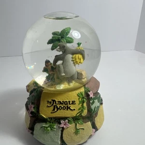 Disney Jungle Book Musical Snow globe Plays "The Bare Neccessities" Water Globe - Picture 1 of 8