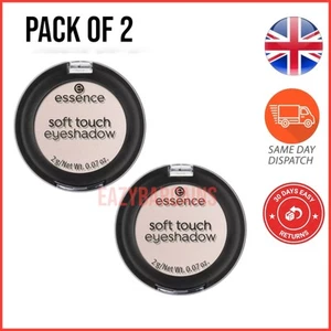 2X essence Soft Touch Eyeshadow 01 The One 2g with Vitamin E Vegan Free P&P - Picture 1 of 4