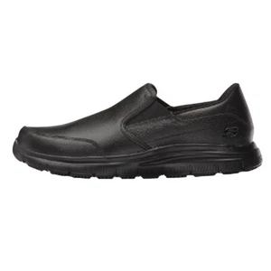 Skechers Mens Flex Advantage SR Work Shoe US 14 EU 48.5 Black Leather ST NIB - Picture 1 of 12