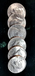 6 Medio Dólar Kennedy Bicentenario 1776-1976, BONITAS MONEDAS Circuladas - Imagen 1 de 8