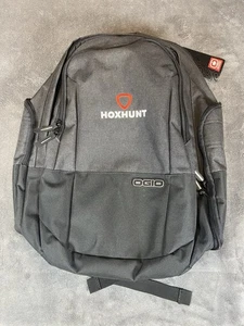 Mochila de mano OGIO Hoxhunt negra para computadora portátil nueva con etiquetas forro azul - Imagen 1 de 11