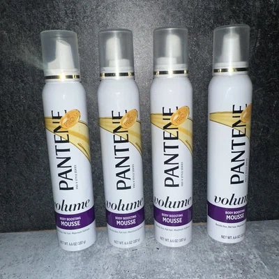 4 Pantene Pro-V Volume Boosting Mousse Boosts Body & Fullness Lightweight 6.6oz - Image 1 of 2