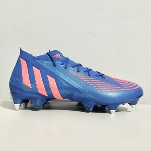 Adidas Predator Edge.1 SG “Hi-Res Blue Turbo” Men’s Size 10 Soccer Cleats No Lid - Picture 1 of 9