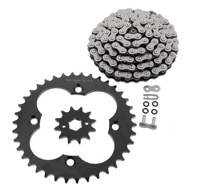 97-00 Honda Sportrax 300EX TRX300EX CZ ATV X кольцо цепи черная звездочка 12/38 86L - Изображение 1 из 4