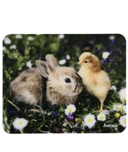 HAMA Mauspad Kaninchen Hase Küken Tiere Animal Ostern Non Slip Base  Rutschfest  - Bild 1 von 1