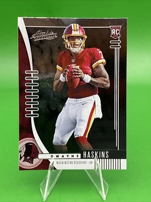 2019 Panini Absolute  Football #116 Dwayne Haskins RC Washington Redskins - Image 1 of 2