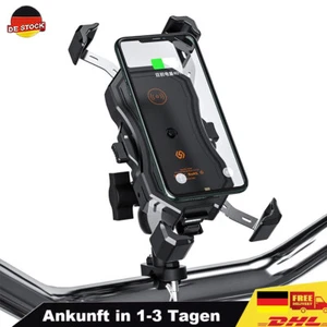 Cargador inalámbrico universal para teléfono de motocicleta Soporte para manillar de bicicleta scooter - Imagen 1 de 13