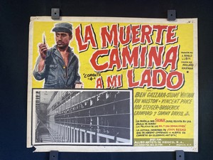 1962~ Convicts 4~BEN GAZZARA~ VINCENT PRICE~ ROD STEIGER~Orgl Mexican Lobby Card