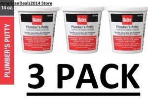 3 PACK - Plumber's Putty 14 oz. (Total 42 oz) - Picture 1 of 5