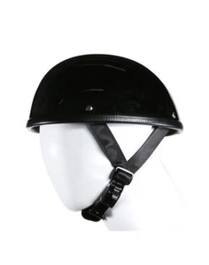 Easy Style Shiny Black Novelty Helmet With Metal Q-Release Tennessee Leathers - Picture 1 of 5