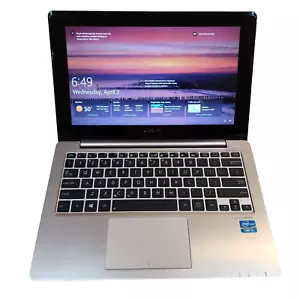 Touchscreen Asus Vivobook S200E 11.6" i3-3217U 128GB SSD 4GB RAM HDMI Laptop - Picture 1 of 15