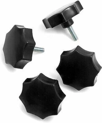 Design61 4er Set Manopola Stella Volantino M6 X 20 MM Ø50 Sterngriffschraube - Immagine 1 di 2