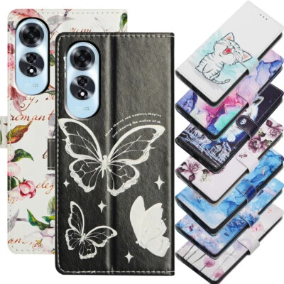 Phone Cover For Huawei Honor X6A X7B X8A 90 X7 Painted Pattern Flip Wallet Case - Image 1 of 4
