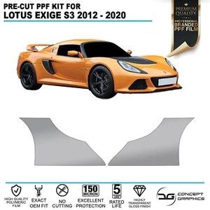 Rear Arch Skirt Stone Chip Paint Protection Film PPF Kit For Lotus Exige S3 - Picture 1 of 4