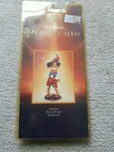 Vintage Disney Pinocchio Movie Motion Picture Soundtrack Cassette Tape 1992 T331 - Picture 1 of 3