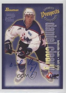 1997-98 Bowman CHL Auto Daniel Cleary Dan Cleary #121 Auto