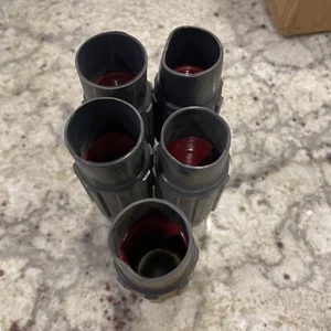 ROBROY 1" Plasti-Bond RedH2ot Accoppiamento condotto rigido in acciaio rivestito in PVC (QTY5) - Foto 1 di 2