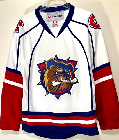 Hamilton Bulldogs AHL Hockey Jersey Reebok Montreal Canadiens affiliate Small Cover