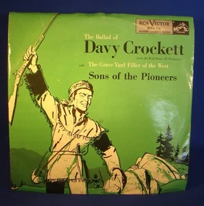 The Ballad of Davy Crockett by the Sons of the Pioneers - 1955 RCA 78 RPM Record - Picture 1 of 9