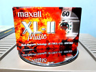1x MAXELL XL-II 60 [2002] - CASSETTE TAPE BLANK new SEALED - Black Magnetite