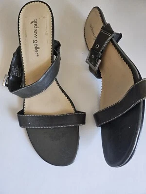 ANDREW GELLER - STRAPY SLIDES SZ. 8 - Image 1 of 4