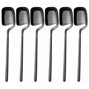 6PCS Espresso Demitasse Spoons 5.6" Stainless Steel Mini Coffee & Tea Spoons - Picture 1 of 7