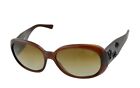 Chanel Ch 5113 538/S9 56Mm Brown Camellia Polarized Sunglasses Italy