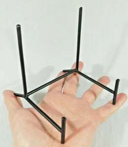 Easel Display Stand Large Size Black Iron Very Sturdy - Picture 1 of 10