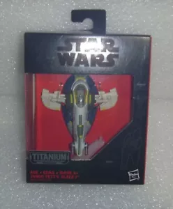 Star Wars Black Series Titanium~*~Disney/Hasbro "JANGO FETTS SLAVE I"# 27 NIB - Picture 1 of 7