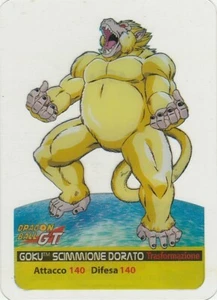 Lamincards Dragon Ball GT Edibas Serie Smeraldo GOKU SCIMMIONE DORATO N 112 - Imagen 1 de 2