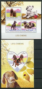 Madagascar 2017 MNH Dogs 3v M/S 1v S/S Chiens Pets Domestic Animals Stamps - Picture 1 of 1