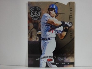 1998 Donruss Preferred Power Grandstand Die-Cut Seating Mike Piazza #173 HOF
